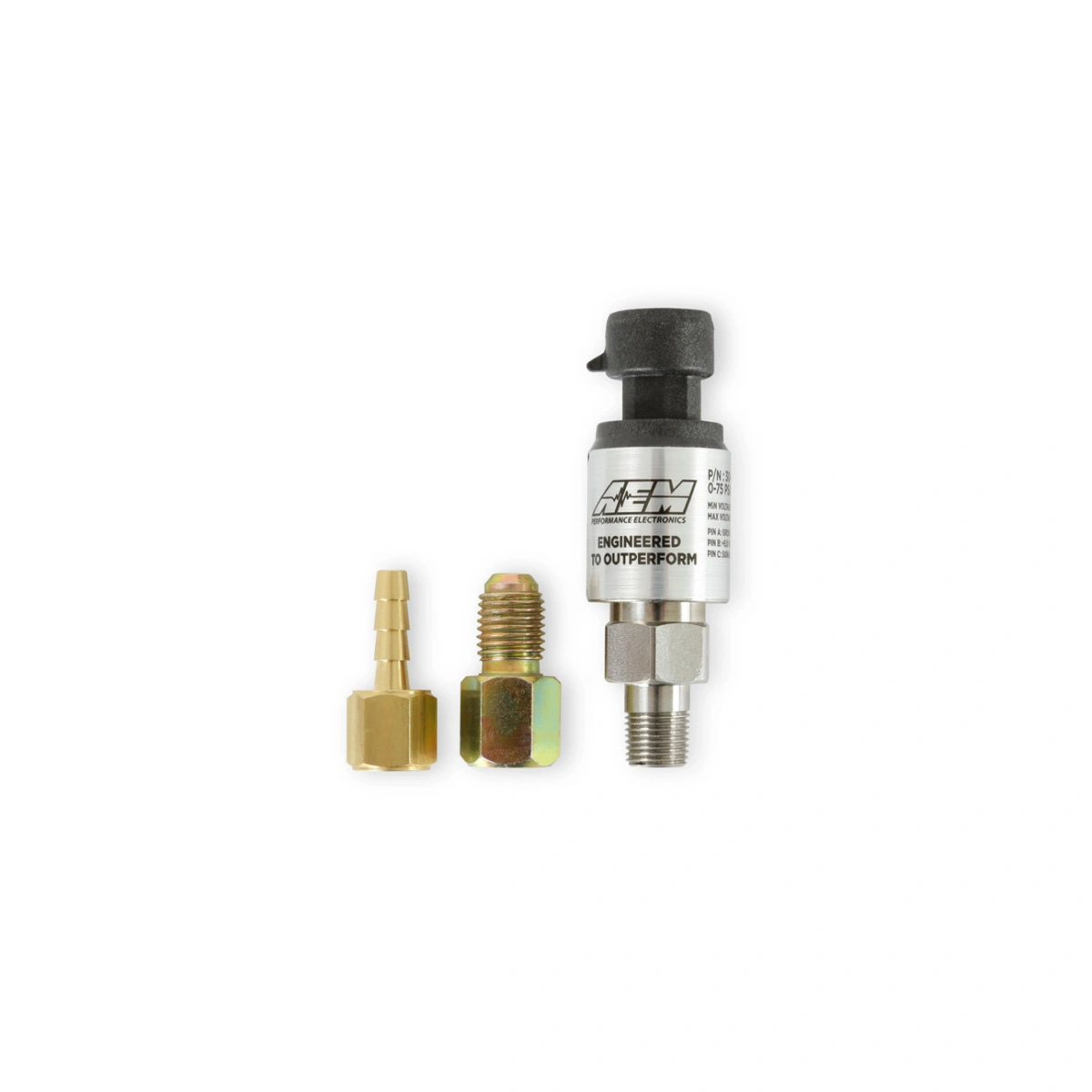 AEM 30-2130-75 MAP Sensörü Bosch Tipi 5 Bar - Turbo/Süperşarj, 1/8" NPT, Analog Çıkış