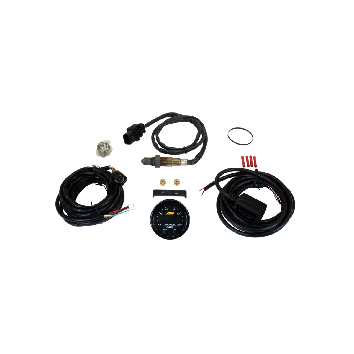 AEM 30-0334 X-Series Wideband UEGO Hava/Yakıt Oranı Göstergesi - Dijital AFR, 52mm, Siyah