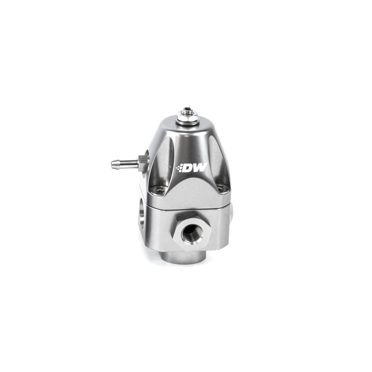 DeatschWerks DWR1000c Ayarlanabilir Yakıt Basınç Regülatörü - 30-100 PSI, Titanyum, -6AN O-Ring, Return Tip
