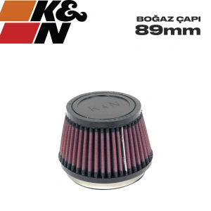 K&N RU-4410 Universal Hava Filtresi - 76mm Yükseklik - 117mm Dış Çap - 89mm Flanş Çapı