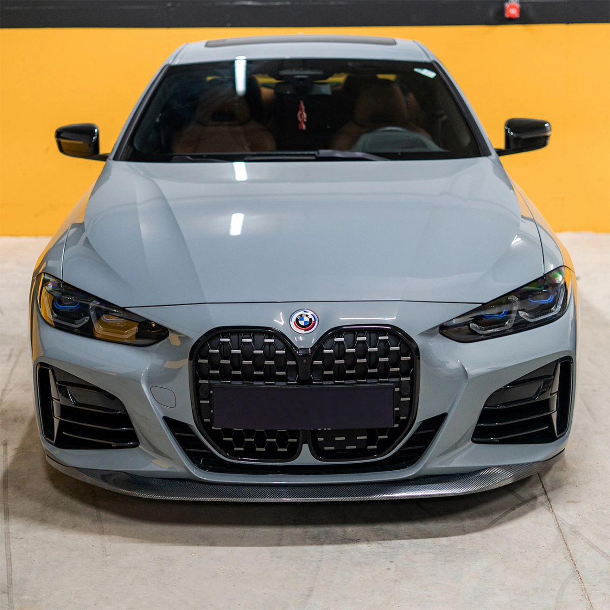 CS Carbon G22 Karbon Ön Tampon Eki (Ön Lip) V1 - Bmw G22/G23