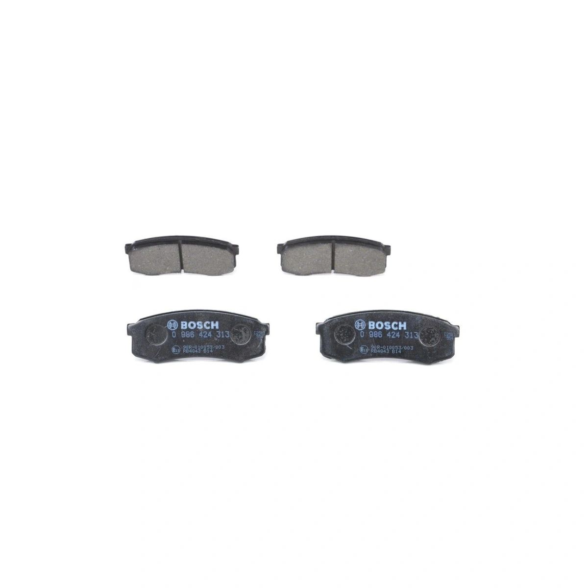 Bosch 0986424313 Arka Fren Balatası - Toyota Hilux, Mitsubishi Pajero, Lexus Gx (1984-2018, 2.4-4.7L)