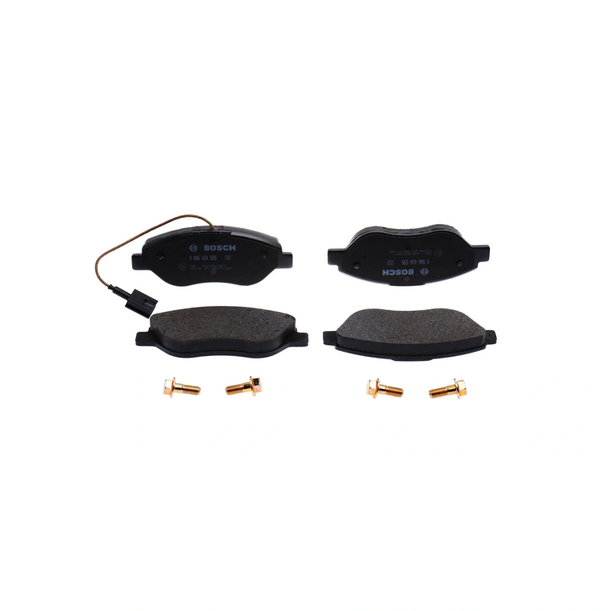 Bosch 0986424595 Ön Fren Balatası - Fiat Bravo/Stilo, Alfa Romeo Mito (2001-2018, 1.3-2.4L)