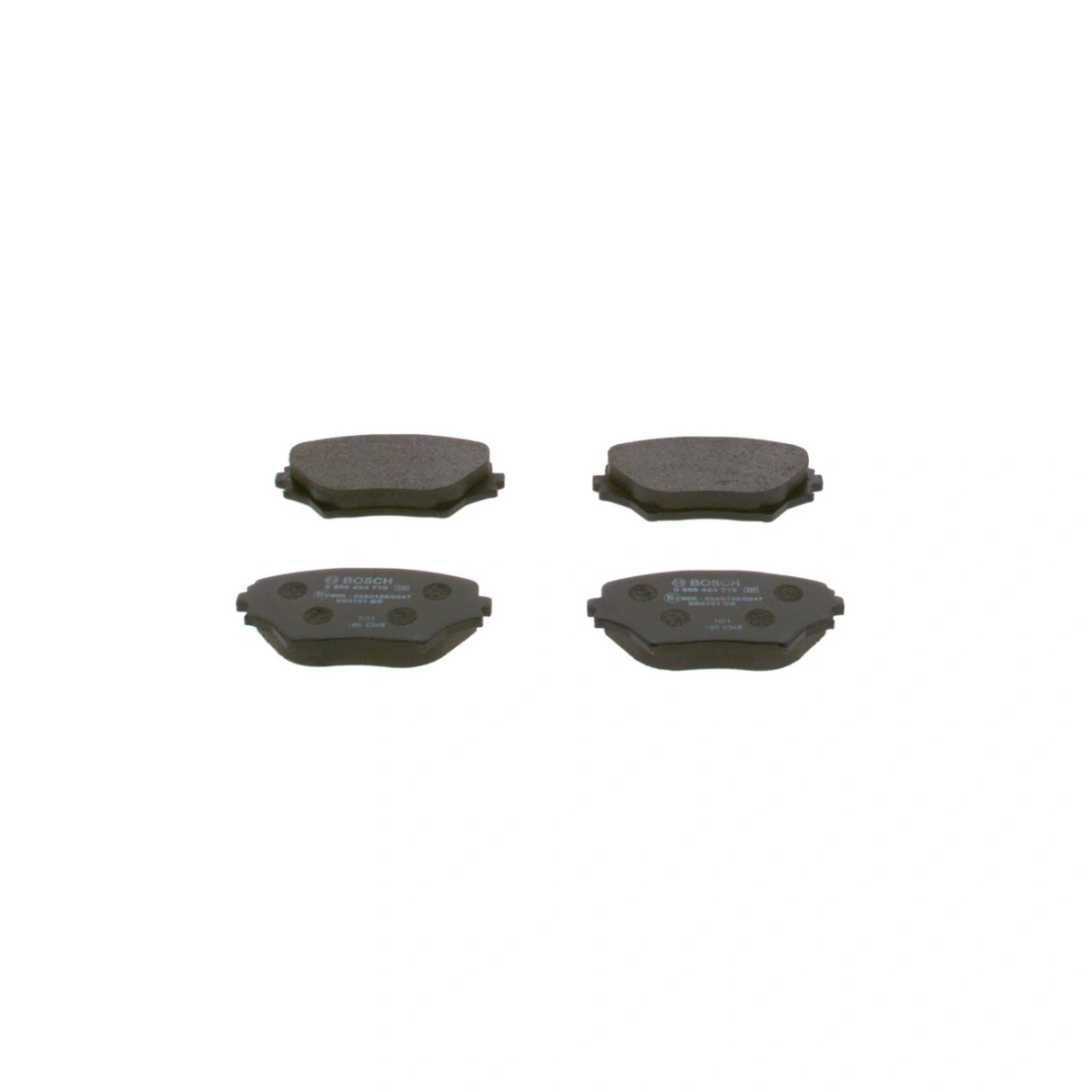 Bosch 0986424719 Ön Fren Balatası - Toyota Rav (2000-2005, 1.8-2.4L)