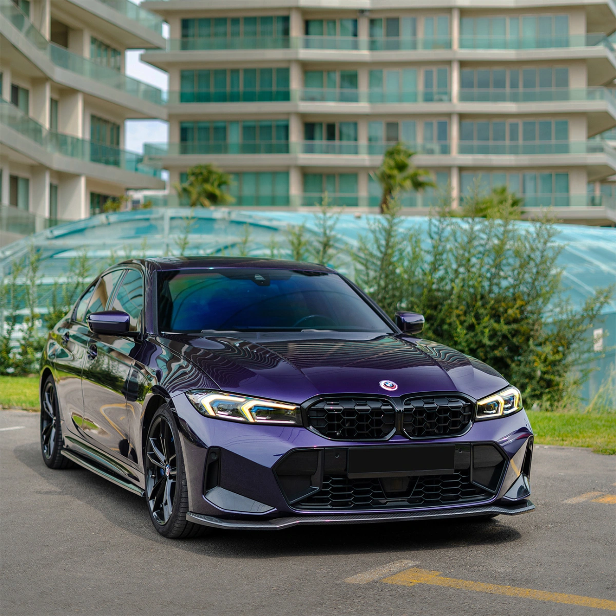 CS Carbon G20 LCI Karbon Ön Tampon Eki (Ön Lip) - Bmw G20/G21 LCI