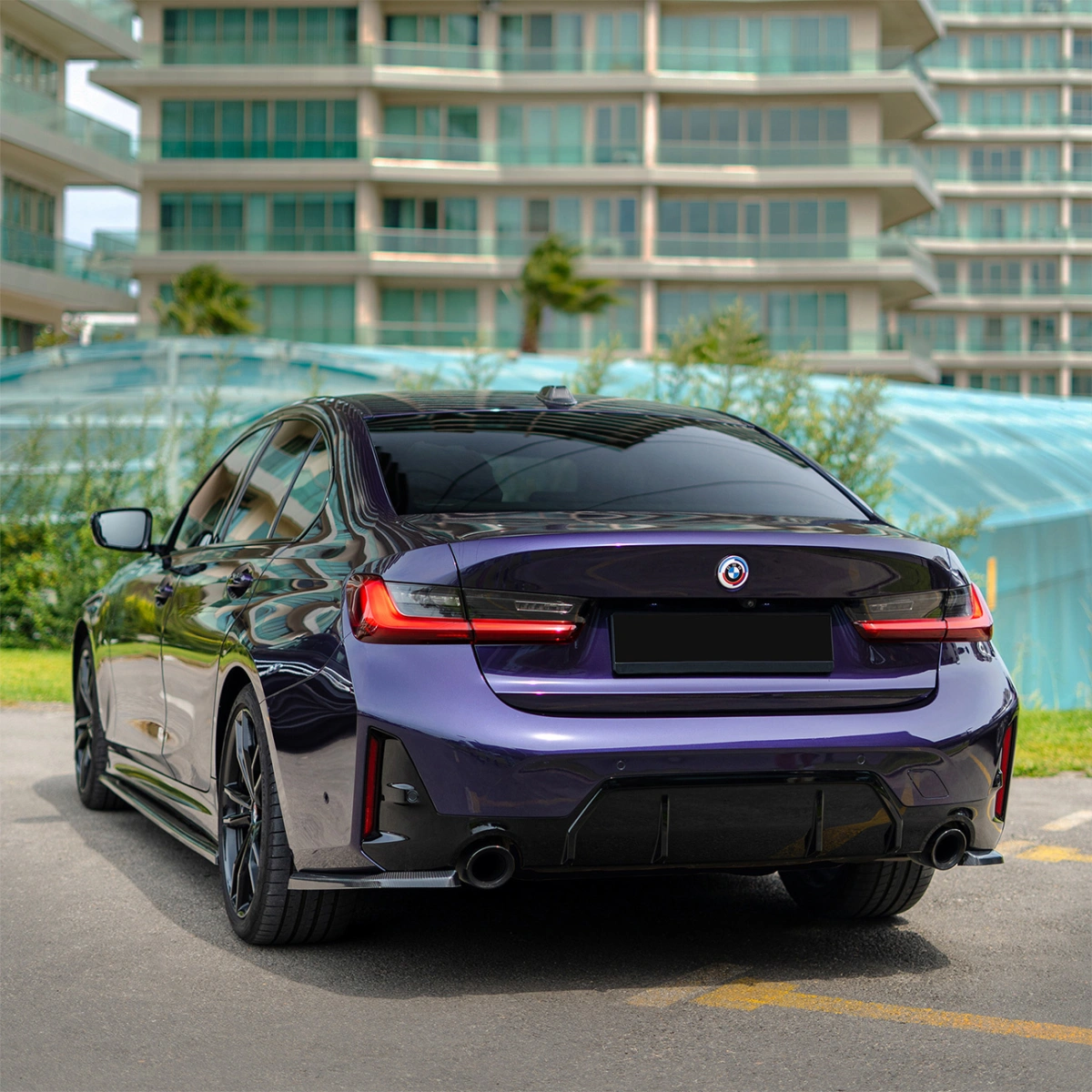 CS Carbon G20 LCI Karbon Arka Tampon Eki - Bmw G20/G21 LCI