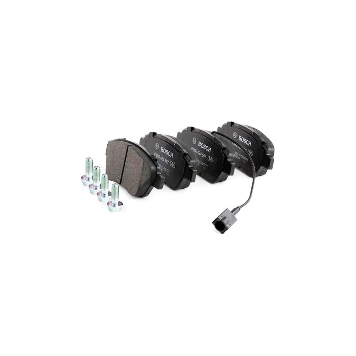 Bosch 0986424597 Ön Fren Balatası - Fiat Fiorino, Peugeot Bipper, Citroen Nemo (2001-2014, 1.2-1.6L)
