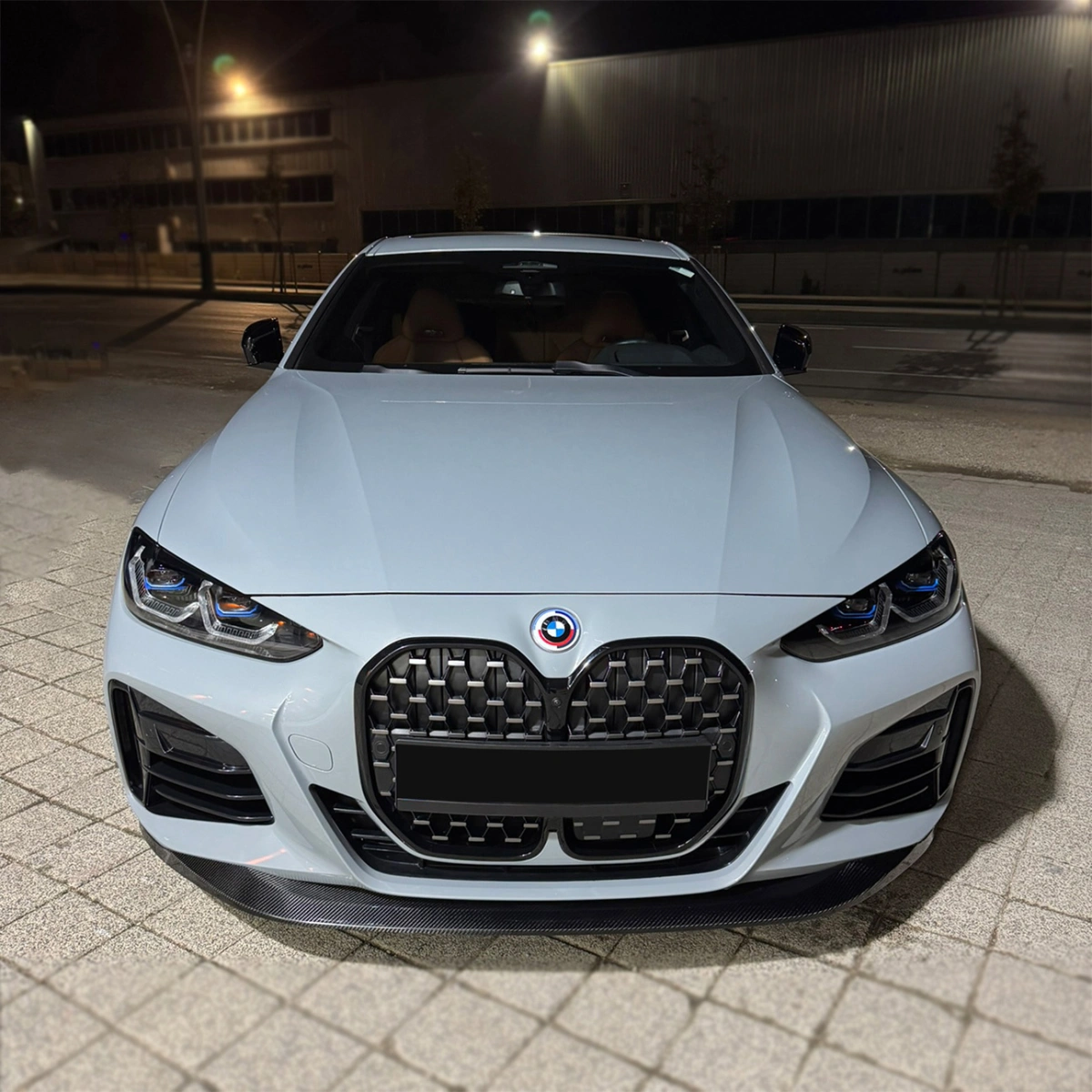 CS Carbon G22 Karbon Ön Tampon Eki (Ön Lip) V1 - Bmw G22/G23