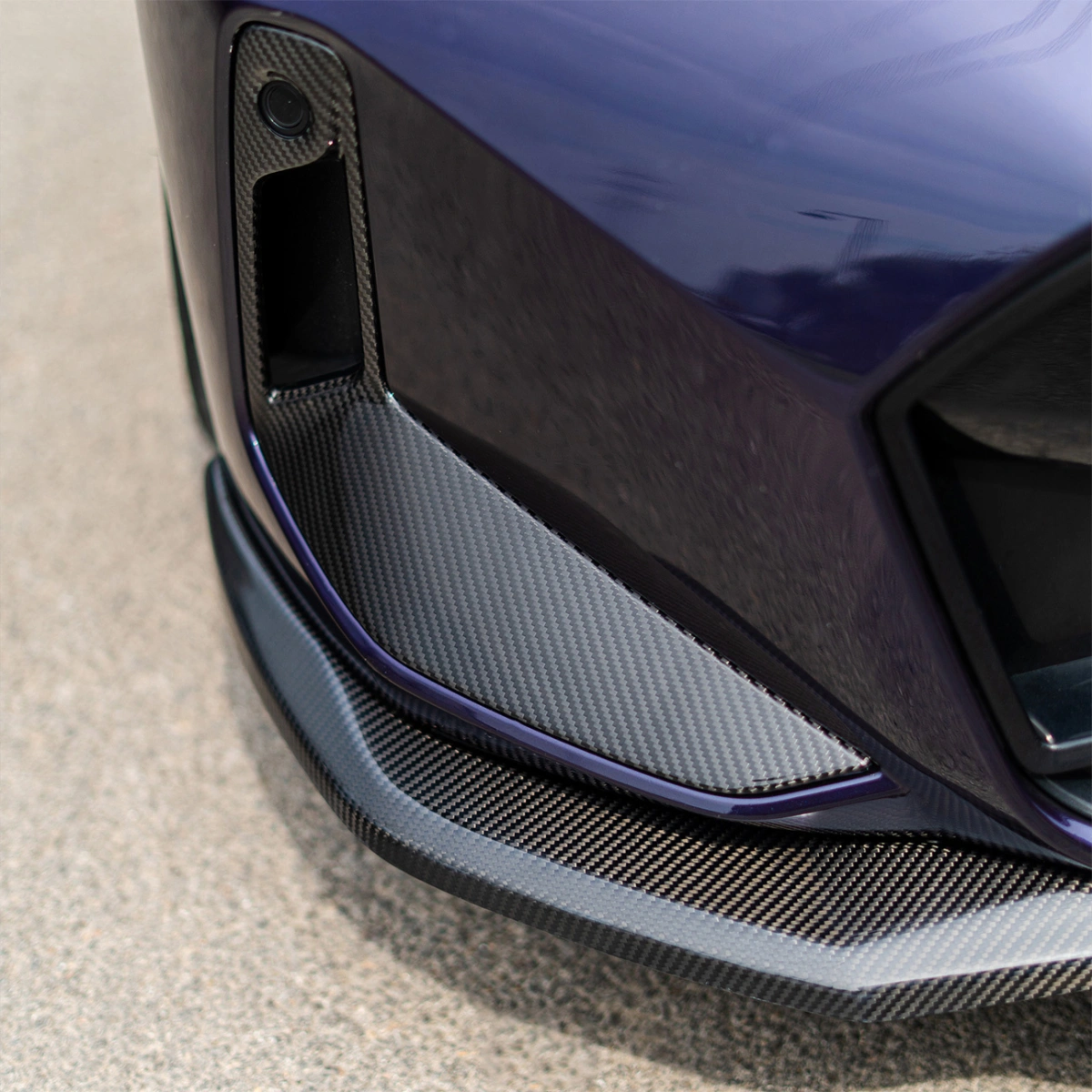 CS Carbon G20 LCI Karbon Ön Tampon Flap - Bmw G20/G21 LCI