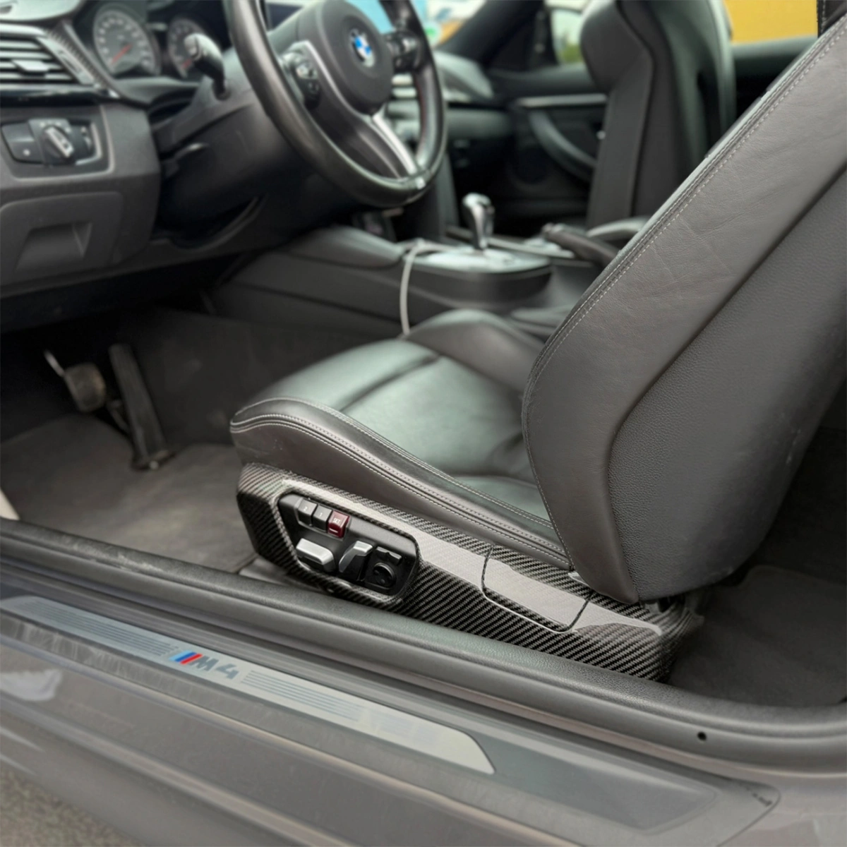 CS Carbon F8X Karbon Koltuk Yanı Trim - Bmw F80/F82