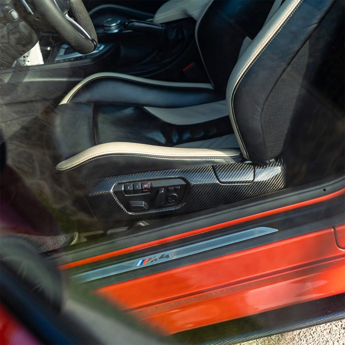 CS Carbon F8X Karbon Koltuk Yanı Trim - Bmw F80/F82