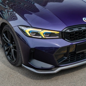 CS Carbon G20 LCI Karbon Ön Tampon Eki (Ön Lip) - Bmw G20/G21 LCI