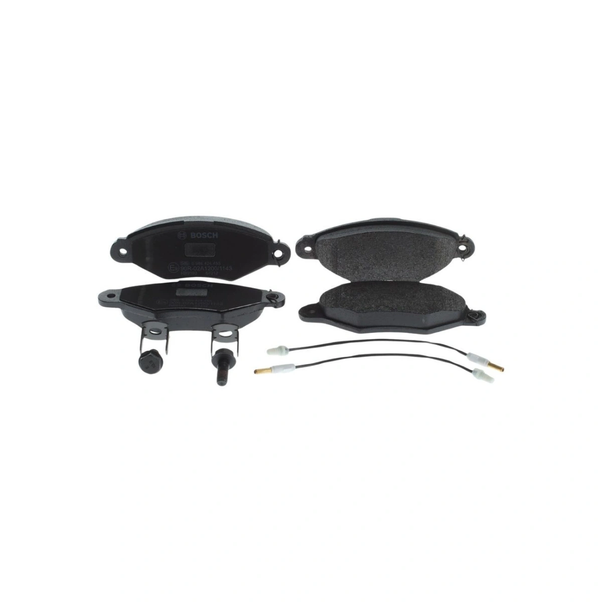 Bosch 0986424455 Ön Fren Balatası - Renault Kangoo, Nissan Kubistar, Citroen Xsara (1997-2010, 1.0-1.9L)