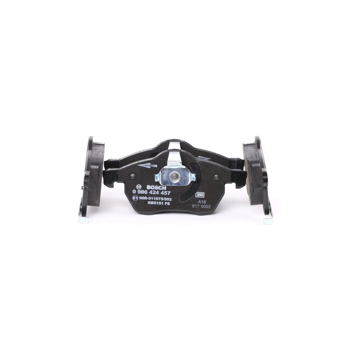 Bosch 0986424457 Ön Fren Balatası - Opel Astra, Chevrolet Astra, Holden Astra (1998-2012, 1.6-2.2L)