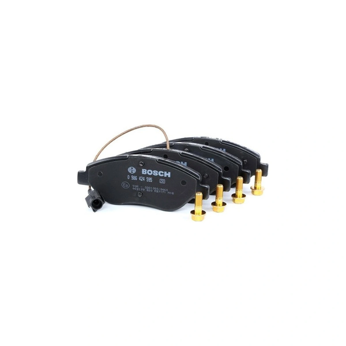 Bosch 0986424595 Ön Fren Balatası - Fiat Bravo/Stilo, Alfa Romeo Mito (2001-2018, 1.3-2.4L)