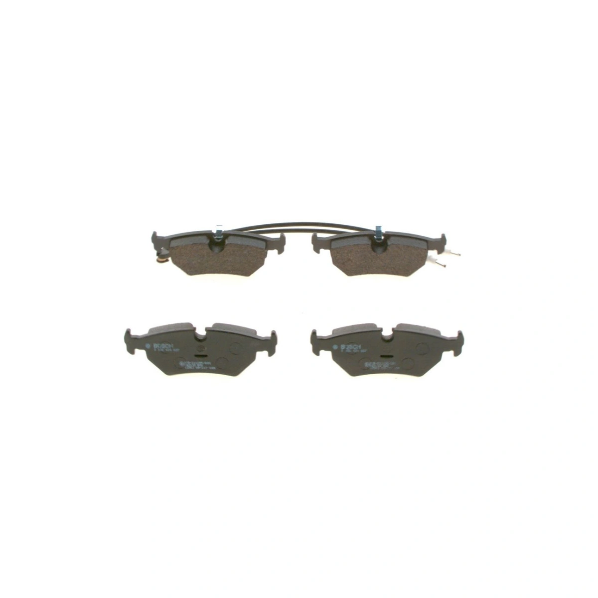 Bosch 0986424027 Arka Fren Balatası - Peugeot 806, Fiat Ulysse, Citroen Evasion (1985-2003, 1.8-5.3L)