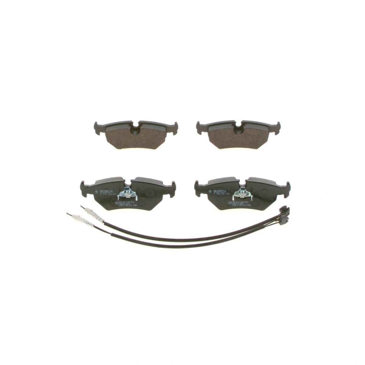 Bosch 0986424027 Arka Fren Balatası - Peugeot 806, Fiat Ulysse, Citroen Evasion (1985-2003, 1.8-5.3L)