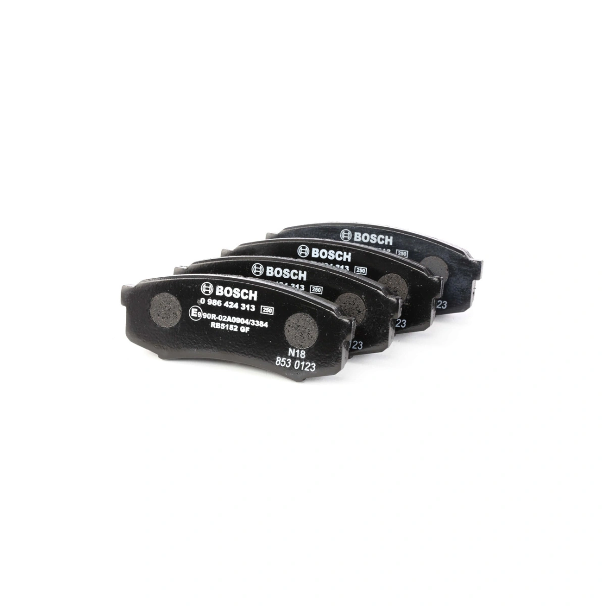 Bosch 0986424313 Arka Fren Balatası - Toyota Hilux, Mitsubishi Pajero, Lexus Gx (1984-2018, 2.4-4.7L)