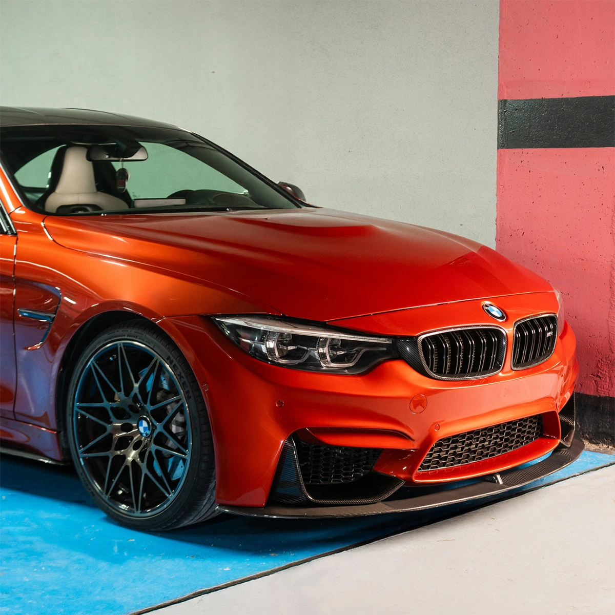 CS Carbon F8X Karbon Ön Tampon Eki (Ön Lip) MP Stil - Bmw F80/F82