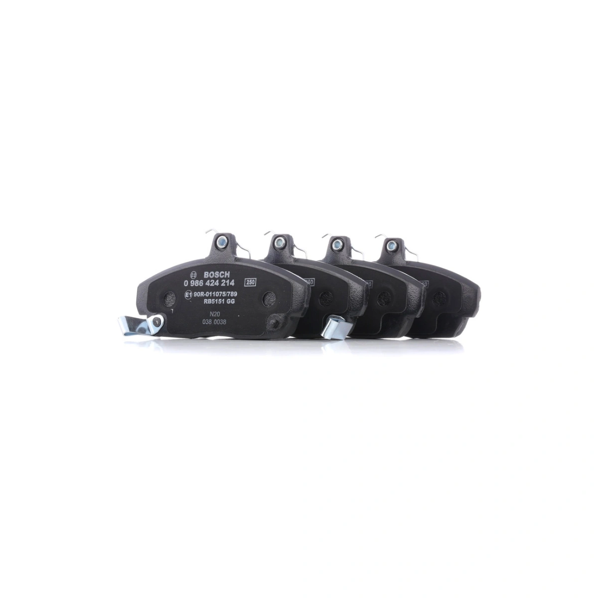 Bosch 0986424214 Ön Fren Balatası - Honda Civic, Rover 200, Mg Mg (1988-2005, 1.1-2.5L)