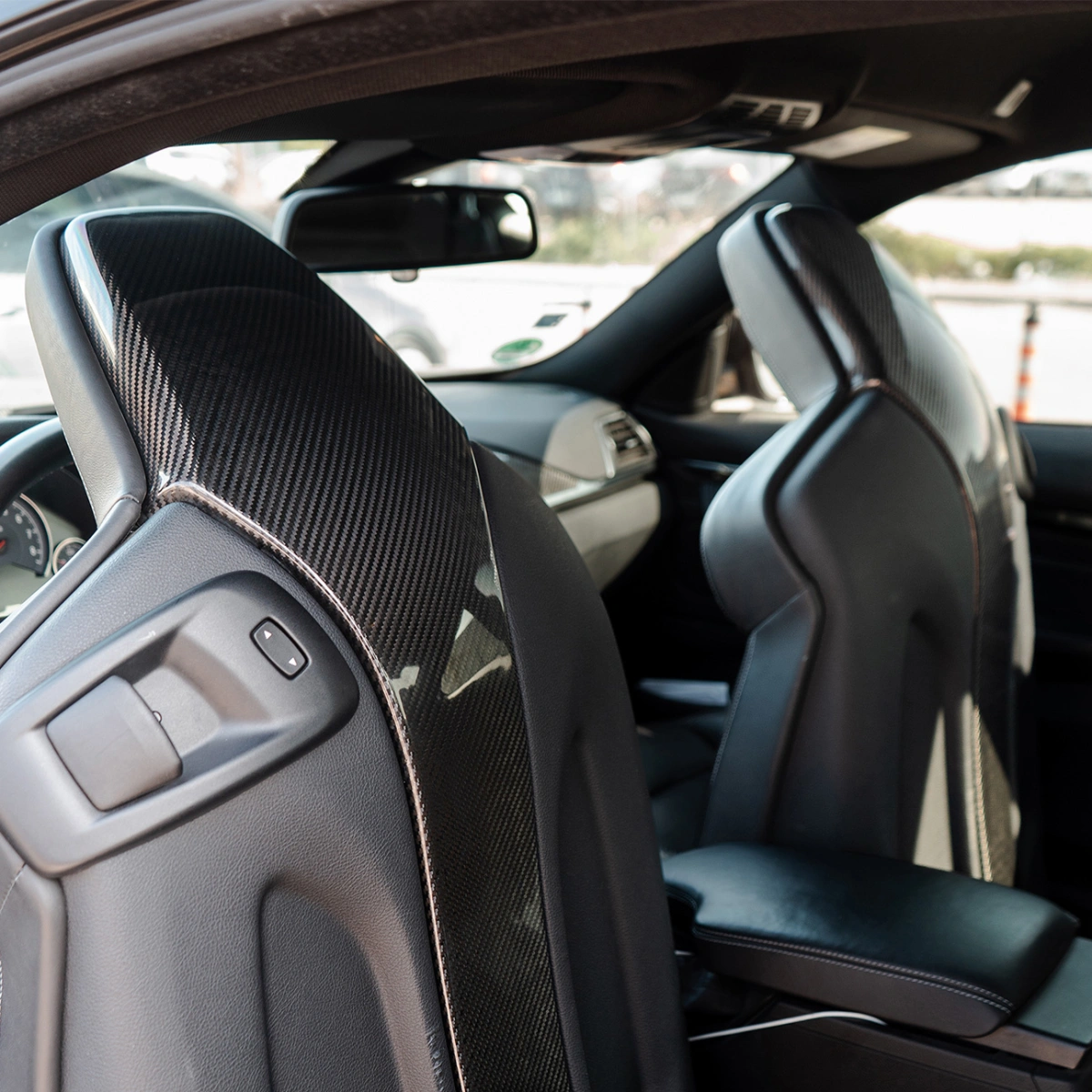 CS Carbon F8X Karbon Ön Koltuk Arkası Trim - Bmw F80/F82/F87