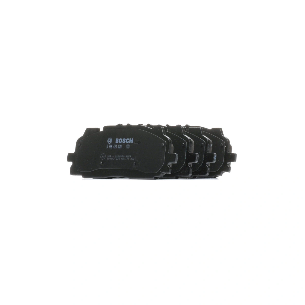 Bosch 0986424429 Ön Fren Balatası - Audi A3/A4, Seat Leon (2015-2020, 1.4-6.0L)