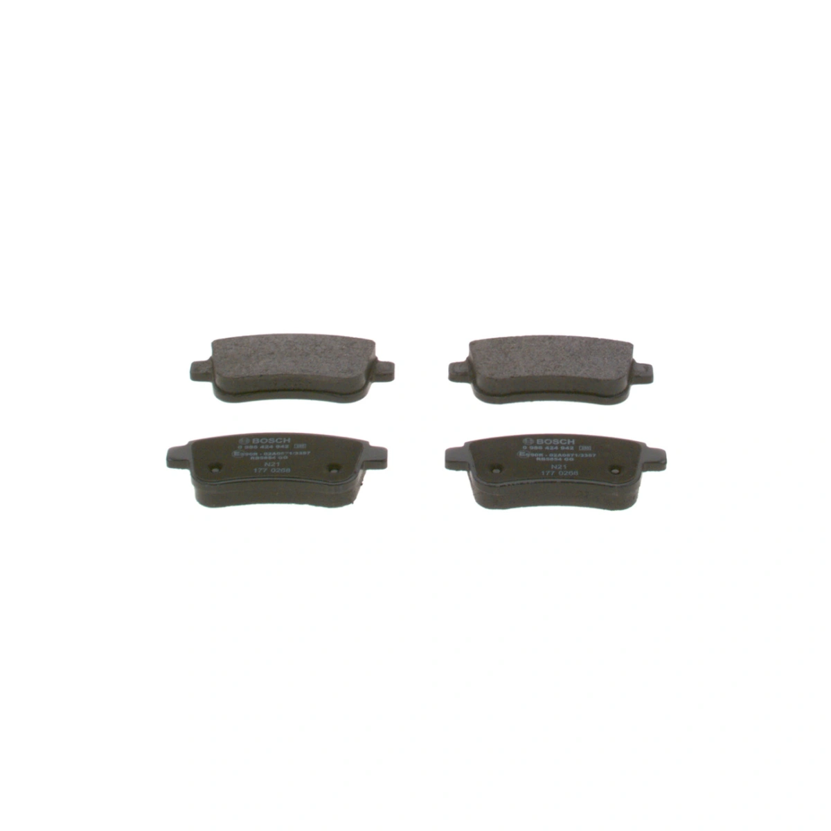 Bosch 0986424942 Arka Fren Balatası - Mitsubishi Asx (2023-2024, 1.6L)