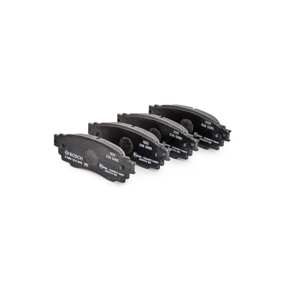 Bosch 0986424840 Arka Fren Balatası - Toyota Yaris/C-Hr, Lexus Lbx (2016-2024, 1.2-2.0L)