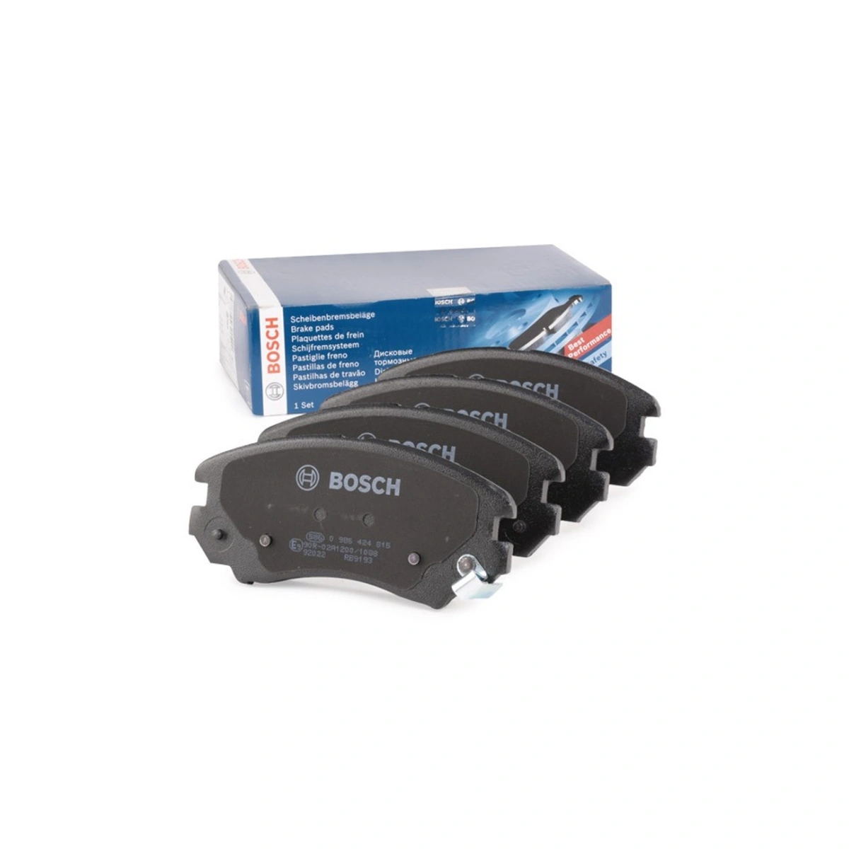 Bosch 0986424815 Ön Fren Balatası - Hyundai Tucson/Elantra, Kia Sportage (1996-2014, 1.6-3.3L)