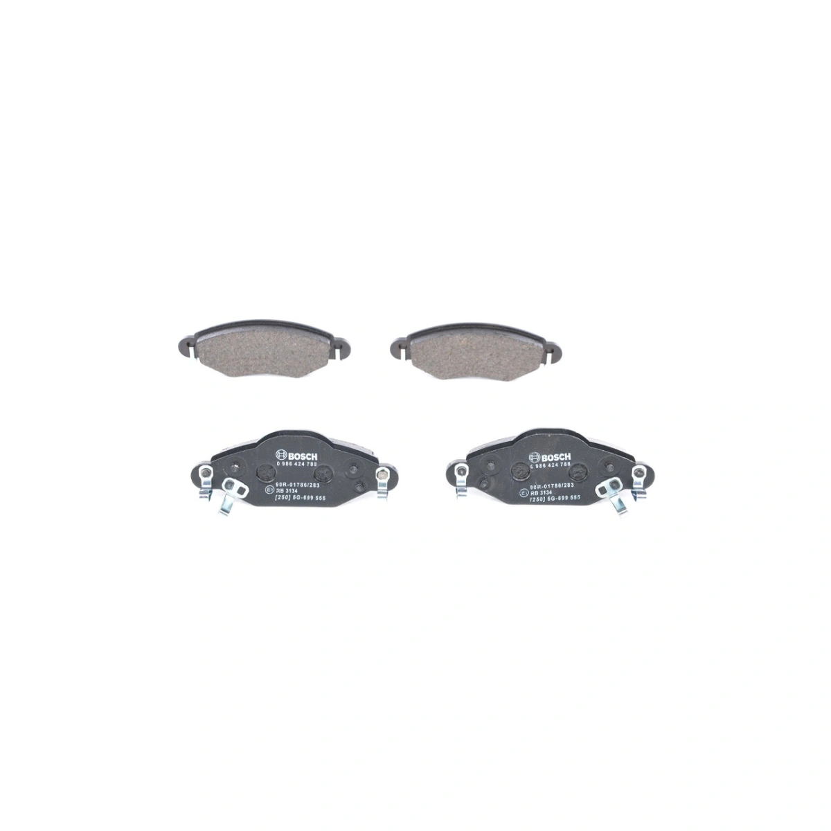 Bosch 0986424788 Ön Fren Balatası - Toyota Yaris (2001-2005, 1.0-1.4L)
