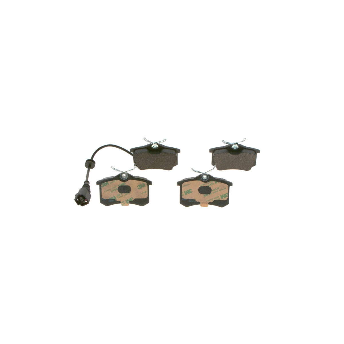 Bosch 0986424813 Arka Fren Balatası - Volkswagen Polo, Seat Ibiza/Cordoba (1998-2012, 1.0-2.0L)