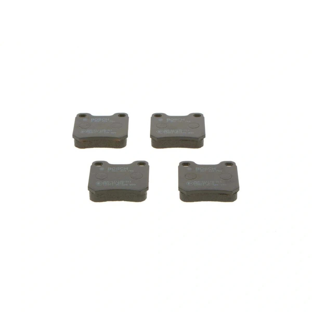Bosch 0986424754 Arka Fren Balatası - Chevrolet Vectra/Omega, Opel Senator (1990-2009, 2.0-3.0L)