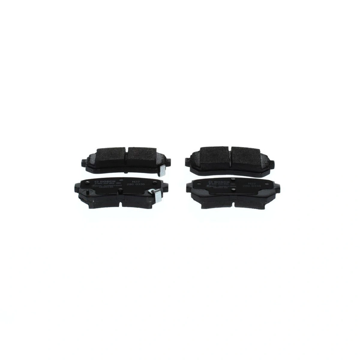 Bosch 0986424956 Arka Fren Balatası - Hyundai Kona, Kia Optima/Soul (2010-2023, 1.0-2.4L)