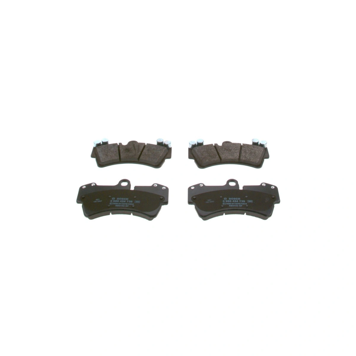 Bosch 0986424739 Ön Fren Balatası - Volkswagen Touareg, Audi Q7, Porsche Cayenne (2002-2015, 2.5-6.0L)