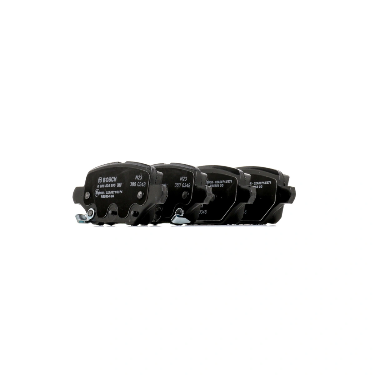 Bosch 0986424895 Arka Fren Balatası - Opel Mokka, Chevrolet Trax (2012-2019, 1.4-1.8L)