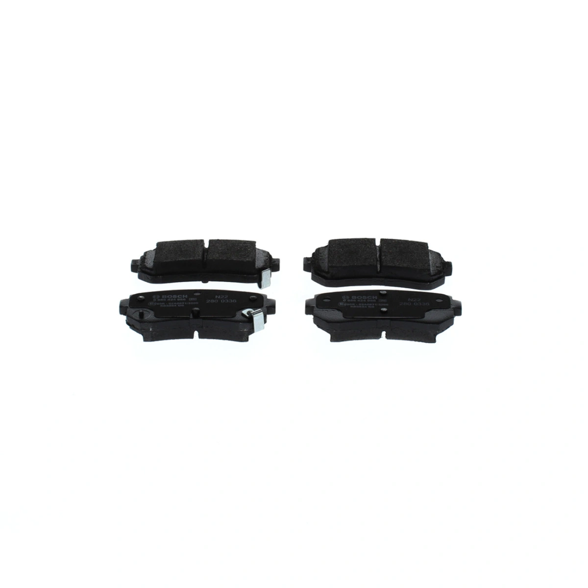 Bosch 0986424956 Arka Fren Balatası - Hyundai Kona, Kia Optima/Soul (2010-2023, 1.0-2.4L)