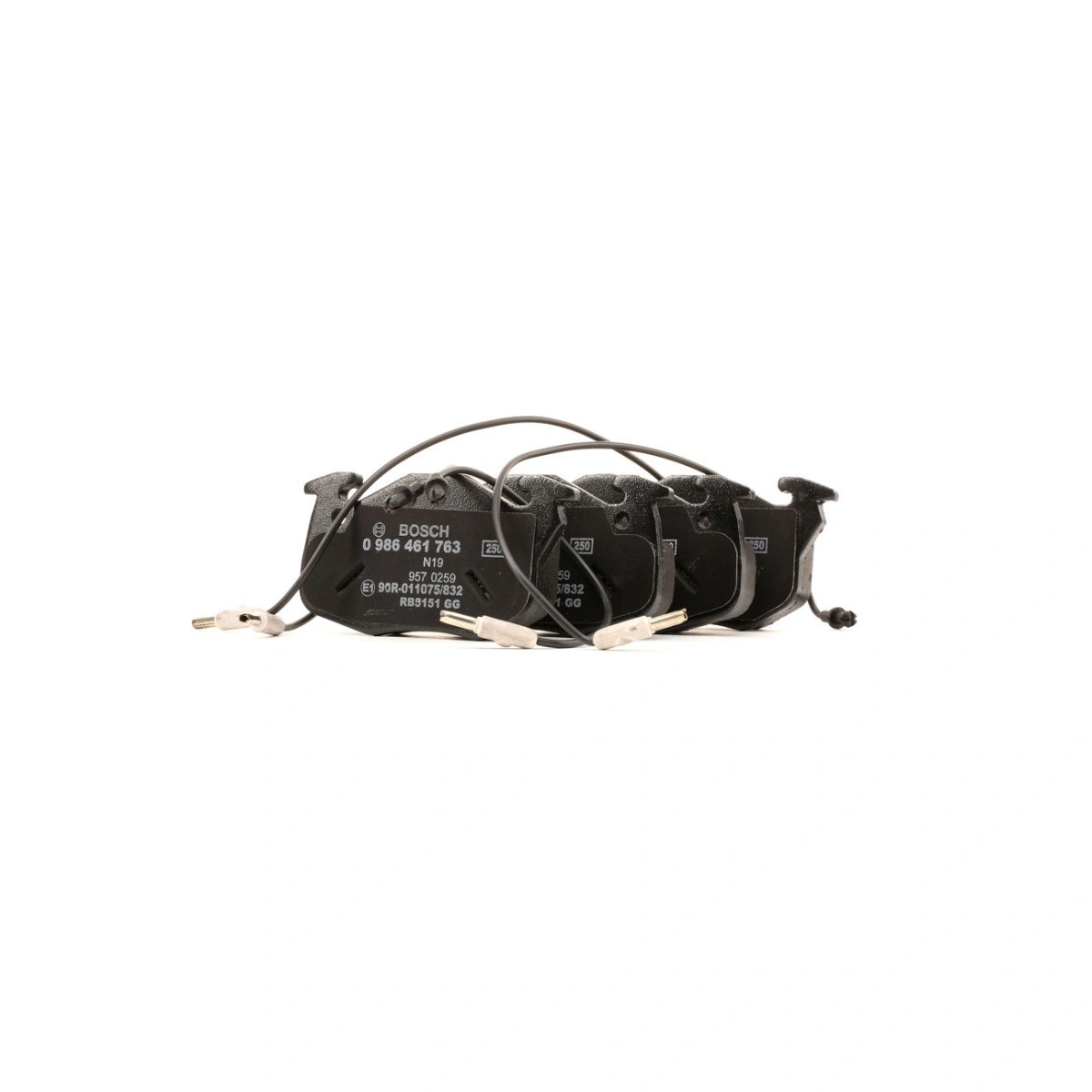 Bosch 0986461763 Ön Fren Balatası - Renault Rapid, Peugeot 106, Citroen Saxo (1978-2004, 1.0-2.1L)