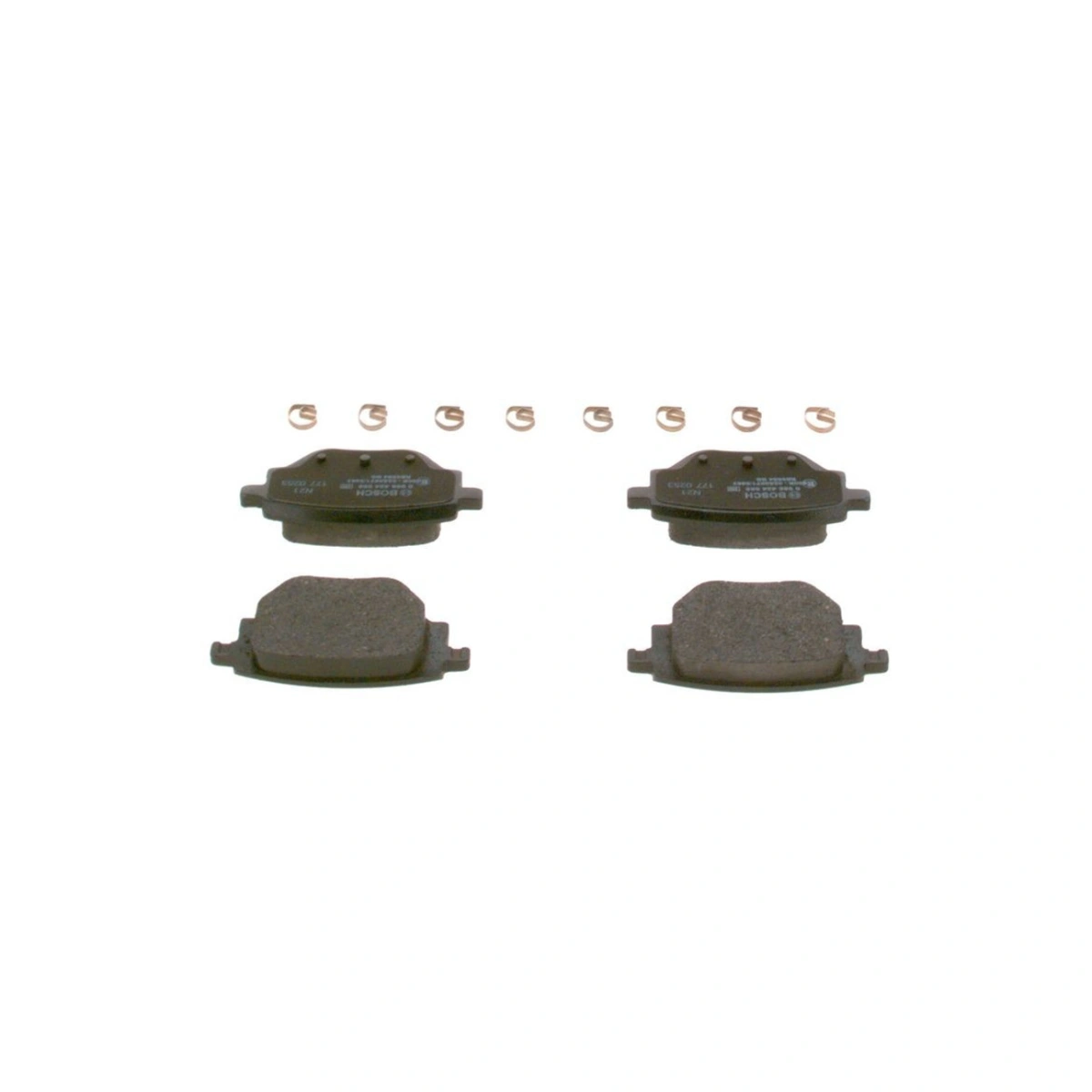 Bosch 0986424988 Arka Fren Balatası - Peugeot 208, Citroen C4, Opel Corsa (2019-2024, 1.2-1.6L)
