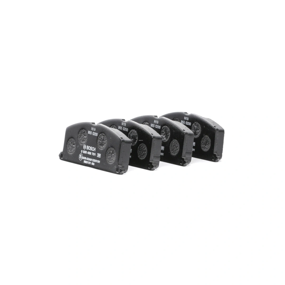 Bosch 0986468701 Ön Fren Balatası - Toyota Corolla/Camry/Corsa (1982-2003, 1.0-2.2L)