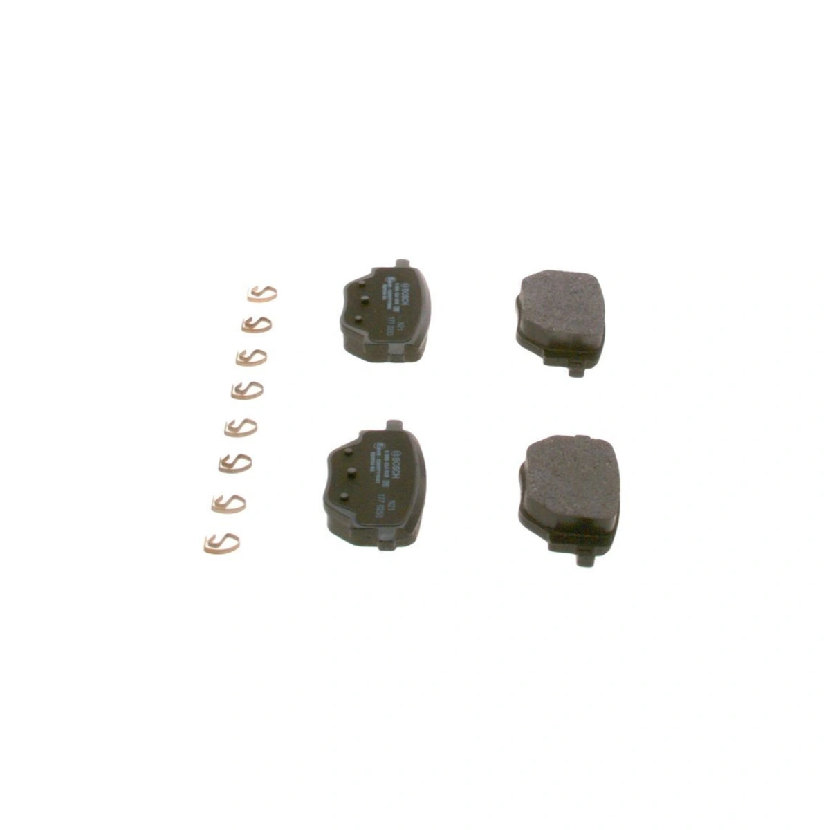 Bosch 0986424988 Arka Fren Balatası - Peugeot 208, Citroen C4, Opel Corsa (2019-2024, 1.2-1.6L)