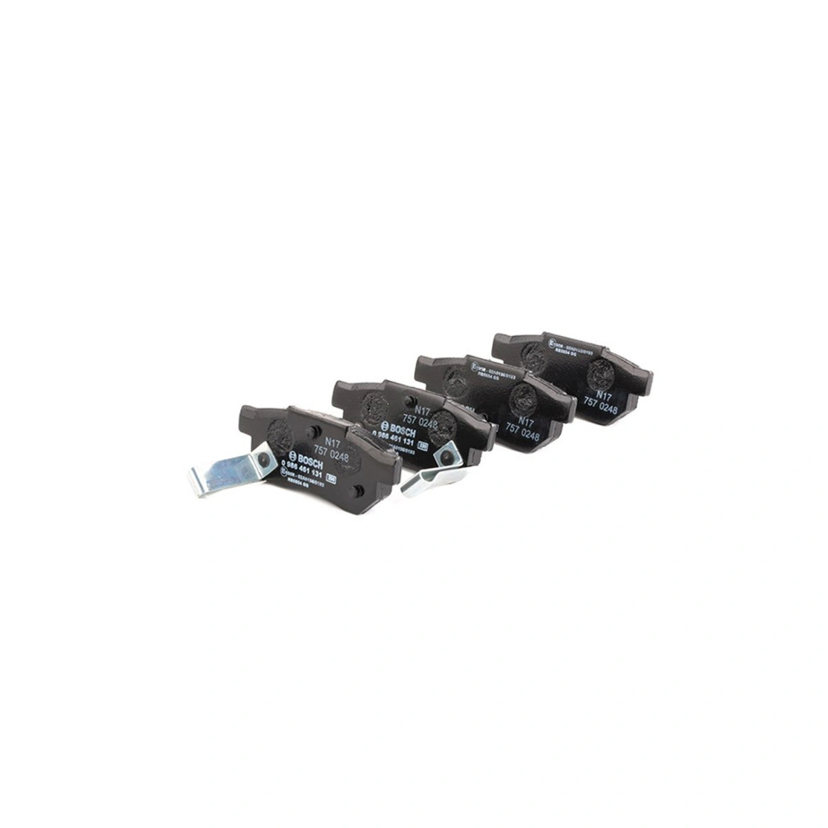 Bosch 0986461131 Arka Fren Balatası - Honda Civic, Rover 200, Mg Mg (1985-2014, 1.1-3.0L)