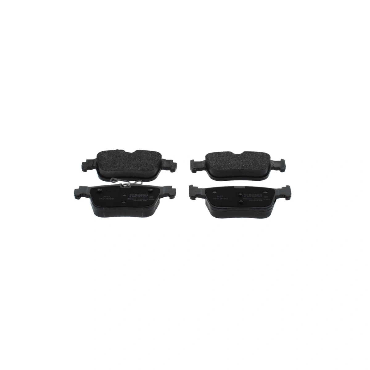 Bosch 0986460074 Arka Fren Balatası - Ford Transit/Tourneo, Seat Leon (2019-2024, 1.0-2.0L)