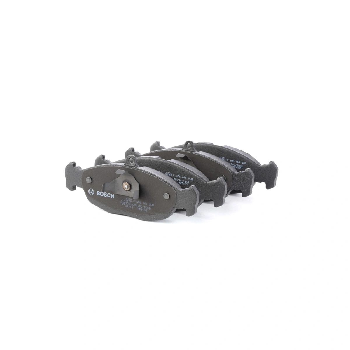 Bosch 0986460938 Ön Fren Balatası - Opel Astra, Chevrolet Corsa, Daewoo Nexia (1982-2018, 1.0-1.8L)
