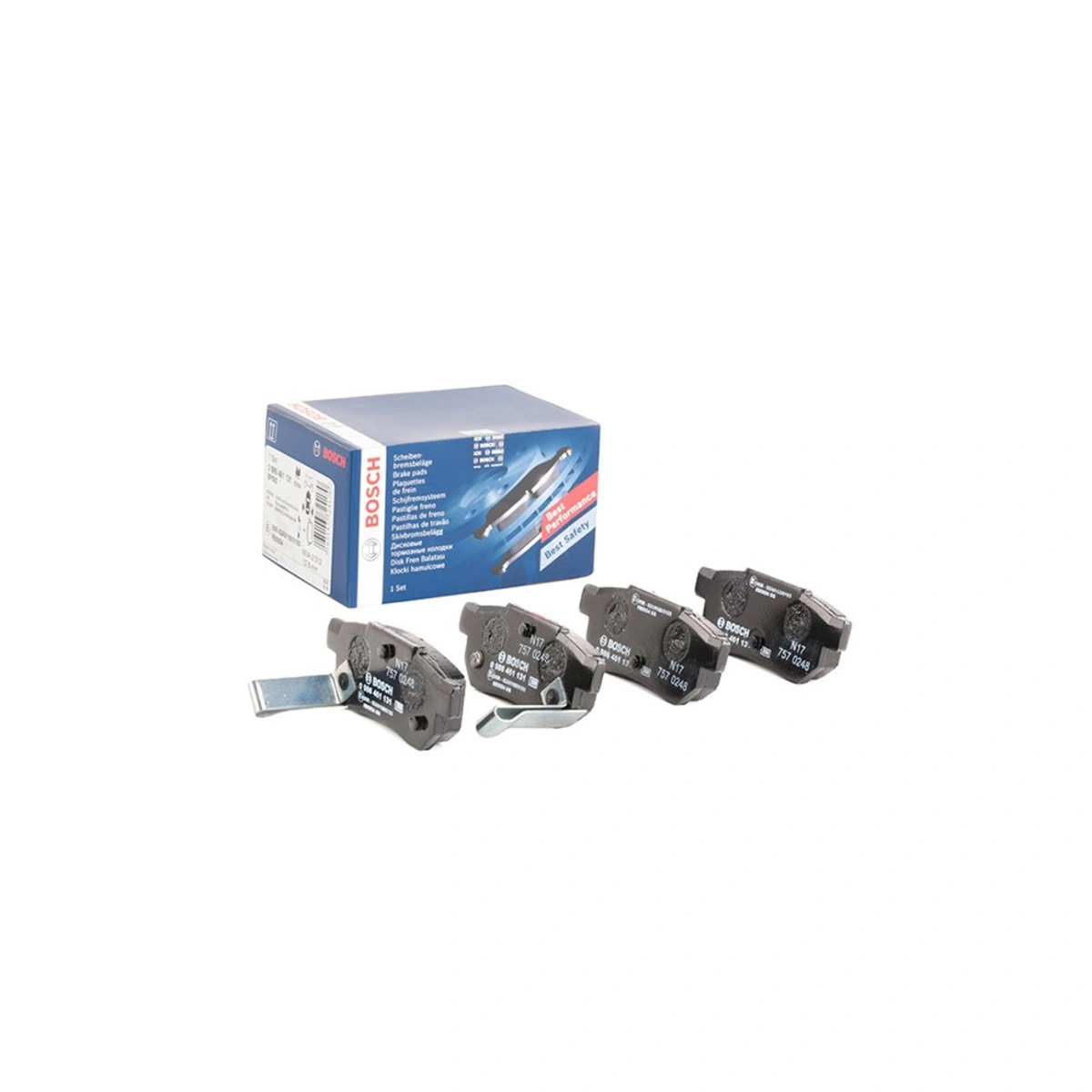Bosch 0986461131 Arka Fren Balatası - Honda Civic, Rover 200, Mg Mg (1985-2014, 1.1-3.0L)