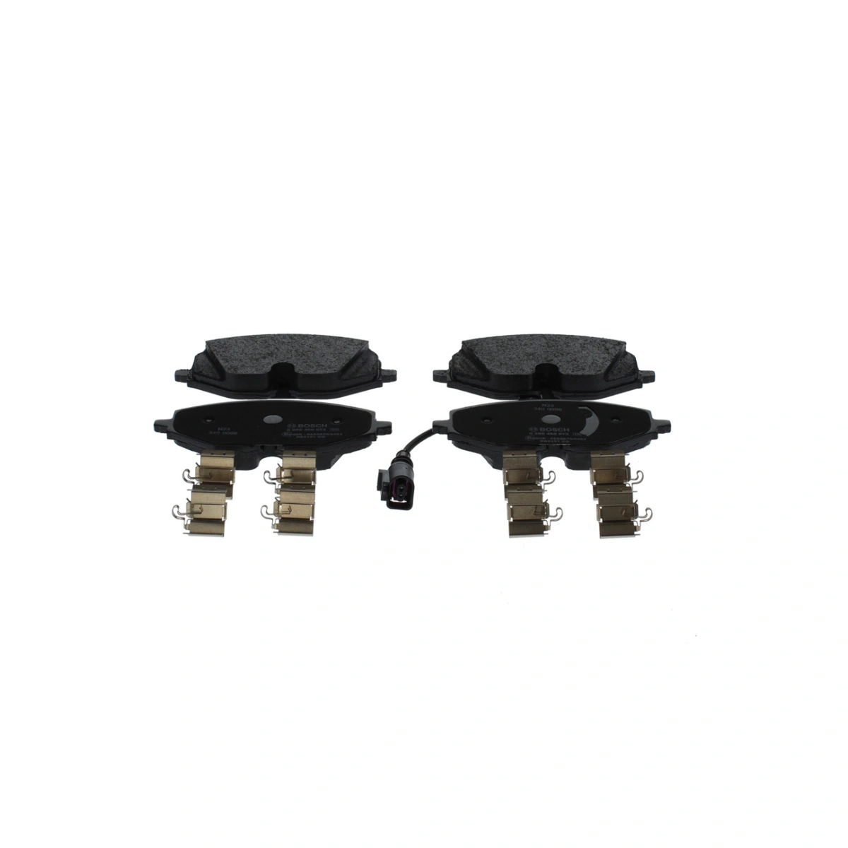 Bosch 0986460072 Ön Fren Balatası - Volkswagen Golf, Audi A3, Skoda Octavia (2019-2024, 1.0-2.0L)