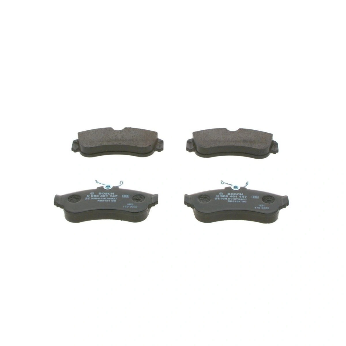 Bosch 0986461147 Ön Fren Balatası - Nissan Primera/Almera (1990-2006, 1.5-2.0L)