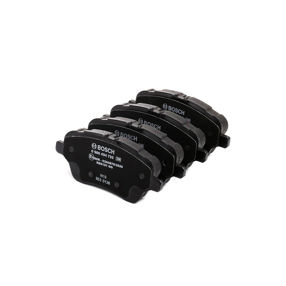 Bosch 0986494792 Ön Fren Balatası - Ford Fiesta/Transit/Tourneo (2010-2023, 1.0-1.6L)