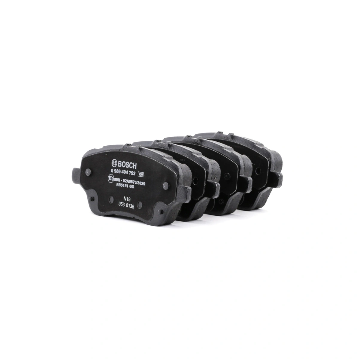 Bosch 0986494792 Ön Fren Balatası - Ford Fiesta/Transit/Tourneo (2010-2023, 1.0-1.6L)