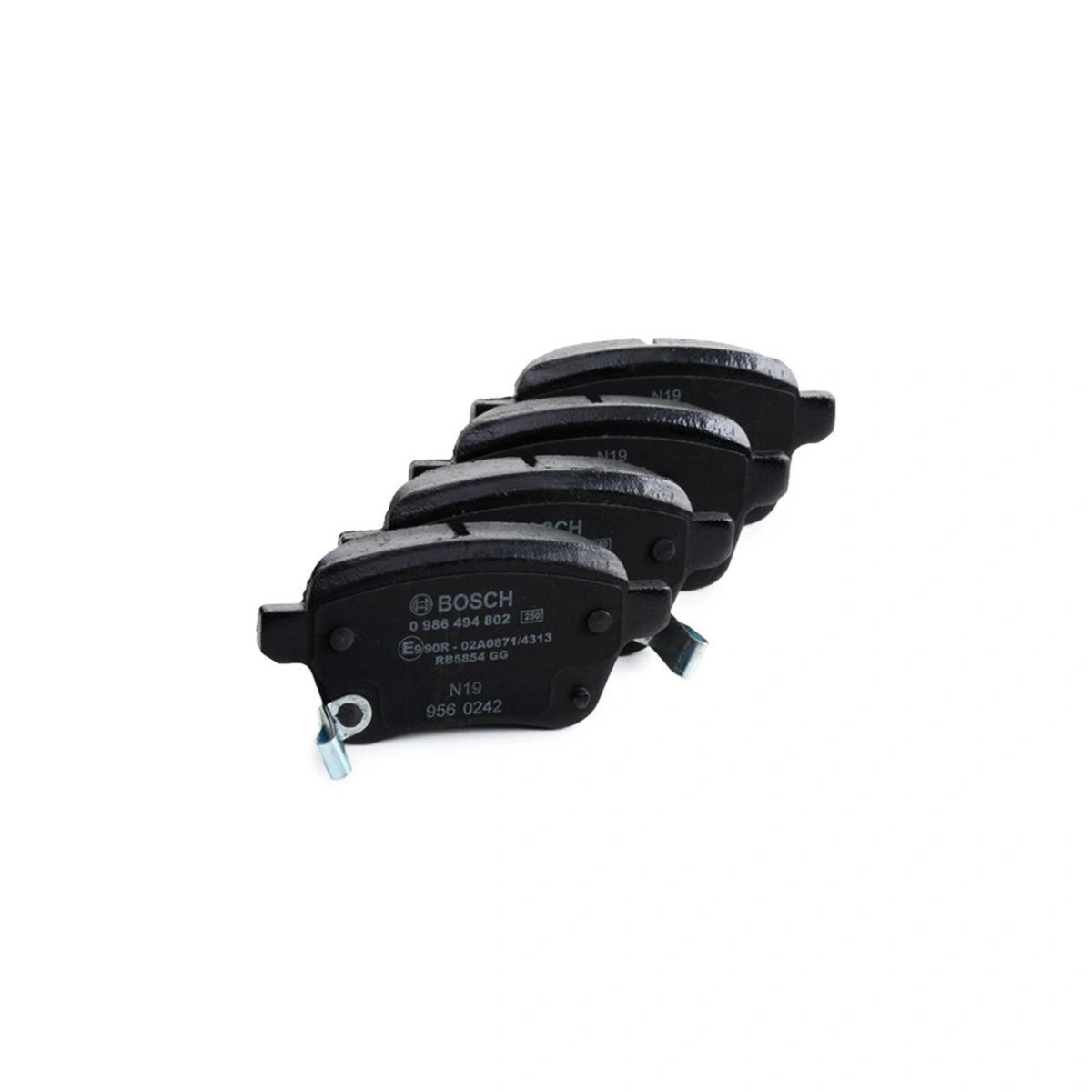 Bosch 0986494802 Arka Fren Balatası - Fiat Tipo/500L (2013-2020, 1.0-1.6L)