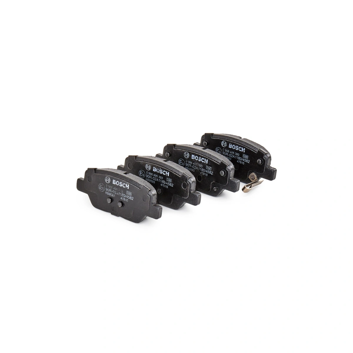 Bosch 0986495393 Arka Fren Balatası - Fiat Tipo / Egea (2015-2020, 1.0-1.6L)